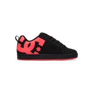 Dc shoes dámské boty Court Graffik Black/Hot Pink | Černá | Velikost 8,5 US
