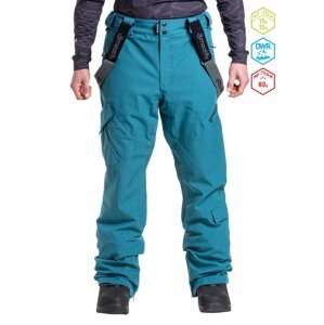 Meatfly pánské SNB & SKI kalhoty Ghost Teal Blue | Modrá | Velikost XL