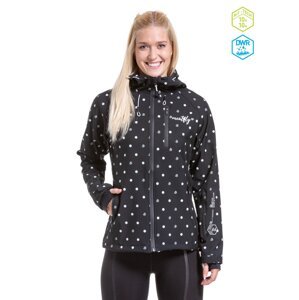 Meatfly dámská softshell bunda Zaja Dots Black | Černá | Velikost XL