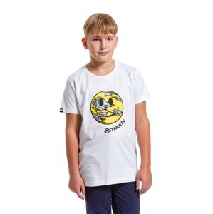 Meatfly dětské tričko Eggie White | Bílá | Velikost 134 | 100% bavlna