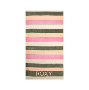 Roxy osuška Cold Water Print Agave Green Very Vista Stripe | Zelená | Velikost One Size | 100% bavlna