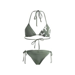 Roxy dámské plavky Tiki Tri Reg TS Set Agave Green | Zelená | Velikost L