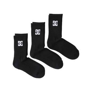 Dc shoes pánské ponožky SPP DC Crew 3PK Black | Černá | Velikost One Size