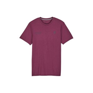 Fox pánské technické tričko Wordmark Ss Tech Sangria | Červená | Velikost M