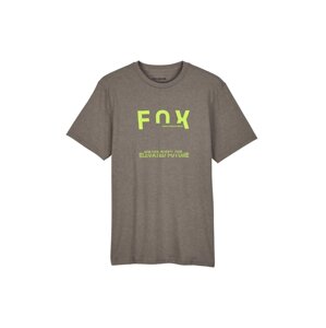 Fox pánské tričko Intrude Prem Ss Heather Graphite | Šedá | Velikost L | 100% bavlna