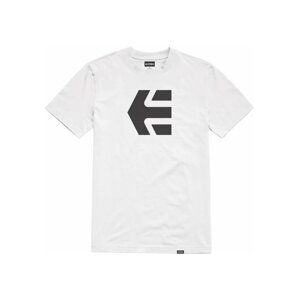 Etnies pánské tričko Icon White | Bílá | Velikost XL | 100% bavlna