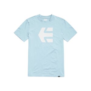 Etnies pánské tričko Icon Light Blue | Modrá | Velikost L | 100% bavlna