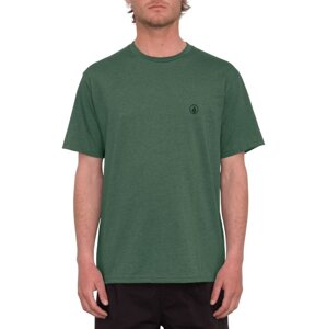 Volcom pánské tričko Circle Blanks Hth Sst Fir Green | Zelená | Velikost M