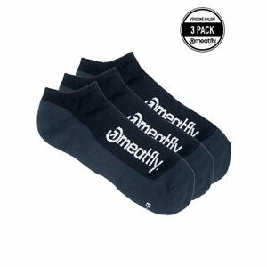 Meatfly ponožky Boot Triple pack Black | Černá | Velikost S