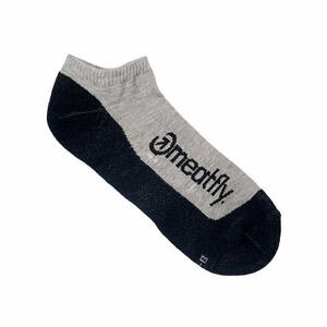 Meatfly ponožky Boot Grey | Šedá | Velikost L