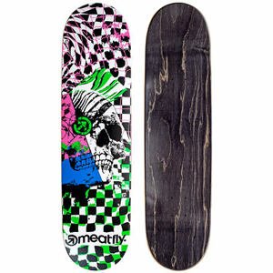 Meatfly skateboardová deska Ashes To Ashes Checkered High | Mnohobarevná | Velikost skate 7,75"