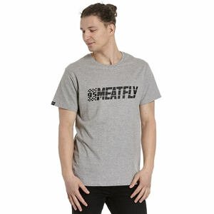 Meatfly pánské tričko Rust Grey Heather | Šedá | Velikost XL