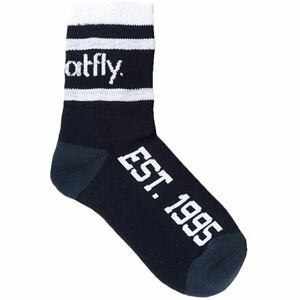 Meatfly ponožky Long Black | Černá | Velikost S