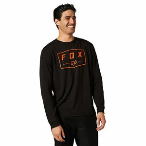 Fox pánské tričko Badger Tech s dlouhým rukávem Black | Černá | Velikost XL