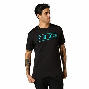 Fox pánské tričko Pinnacle Tech Black s krátkým rukávem | Černá | Velikost M