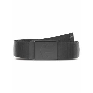 Etnies pánský pásek Staplez Black/Black | Černá | Velikost One Size