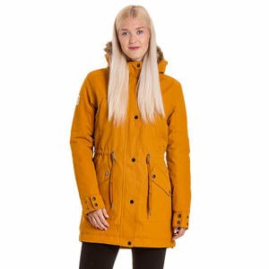 Meatfly dámská zimní bunda Artemis Parka Caramel | Oranžová | Velikost XS