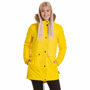 Meatfly dámská zimní bunda Amber Parka Lemon | Žlutá | Velikost XS
