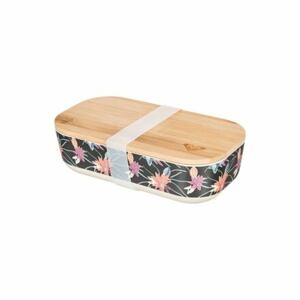 Roxy krabička na oběd Lunchbox Anthracite Floral Flow | Černá | Velikost One Size