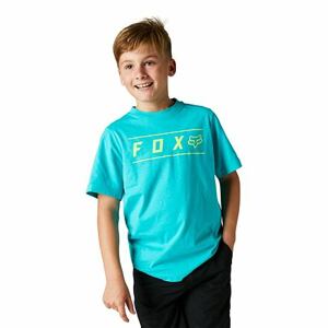 Fox dětské tričko Youth Pinnacle Teal | Modrá | Velikost XL | 100% bavlna