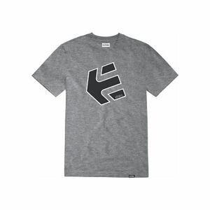Etnies pánské tričko Crank S/S Grey / Heather | Šedá | Velikost S