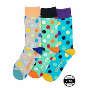 Meatfly ponožky Lexy Triple Pack Grey Dots | Mnohobarevná | Velikost S/M