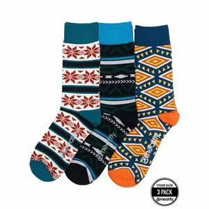 Meatfly ponožky Lexy Triple Pack Norway | Mnohobarevná | Velikost S/M