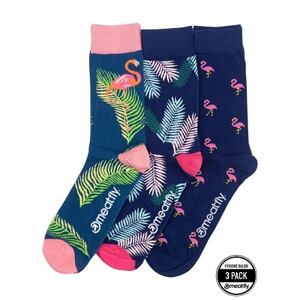 Meatfly ponožky Lexy Triple Pack Flamingo | Mnohobarevná | Velikost L/XL