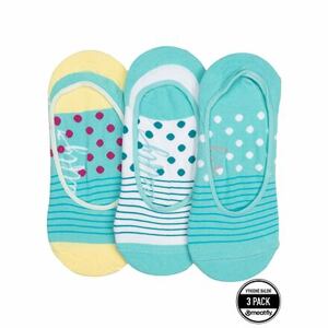 Meatfly ponožky Low Socks Triple Pack Blue Stripe | Modrá | Velikost One Size