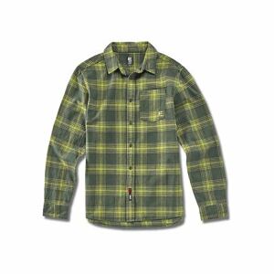 Etnies pánská košile Joslin Forrest | Zelená | Velikost L | 100% bavlna