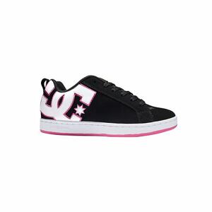 Dc shoes dámské boty Court Graffik Black/Pink/Crazy Pink | Černá | Velikost 6,5 US