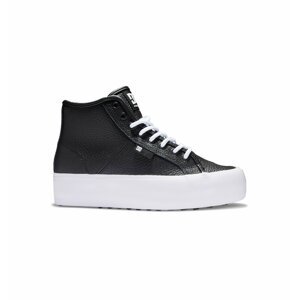 Dc shoes dámské boty Manual Hi Black/White | Černá | Velikost 7 US