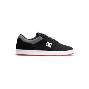 Dc shoes pánské boty Crisis 2 Black/Grey/Red | Černá | Velikost 9 US