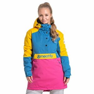 Meatfly dámská SNB & SKI bunda Aiko Premium Berry Pink | Růžová | Velikost XL