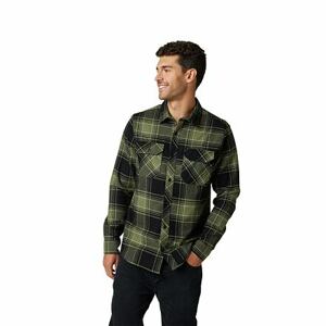 Fox pánská košile Traildust 2.0 Flannel Army | Zelená | Velikost M