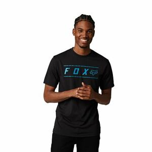 Fox pánské technické tričko Pinnacle Ss Black/Blue | Černá | Velikost M