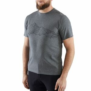Viking pánské tričko Lako Bamboo Dark Grey | Šedá | Velikost M