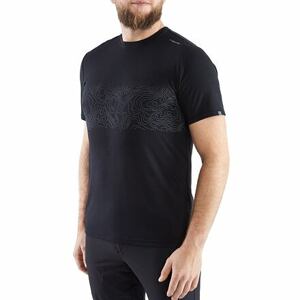 Viking pánské tričko Lenta Bamboo Black | Černá | Velikost L