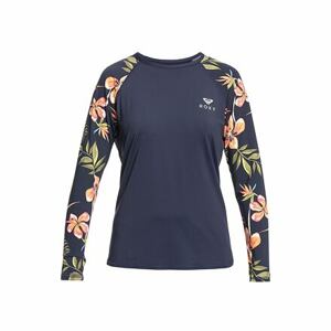 Roxy dámské funkční tričko s dlouhým rukávem Lycra Printed Mood Indigo Tropical Depht | Modrá | Velikost L