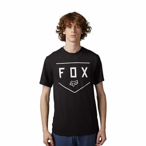 Fox pánské tričko Shield Ss Tech Black | Černá | Velikost L