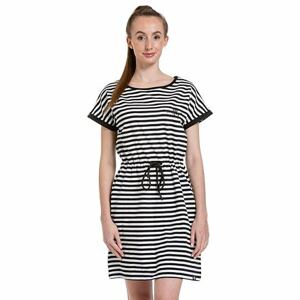 Meatfly dámské šaty Lotie White Stripes | Bílá | Velikost M | 100% bavlna