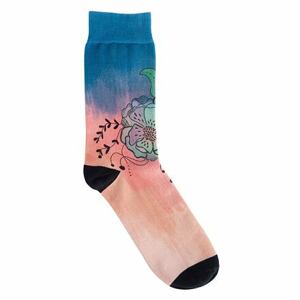Pura vida ponožky Meatfly X Eileen Mint Flowers | Mnohobarevná | Velikost S/M