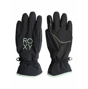 Roxy dětské zimní rukavice Freshfield Girl Glov True Black | Černá | Velikost L