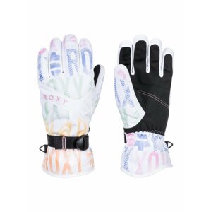 Roxy dámské zimní rukavice Jetty Glov Bright White Sapin | Bílá | Velikost L