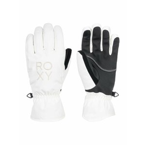 Roxy dámské zimní rukavice Freshfield Glov Egret | Bílá | Velikost L