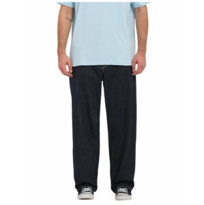 Volcom pánské kalhoty Billow Denim Rinse | Modrá | Velikost 34 | 100% bavlna