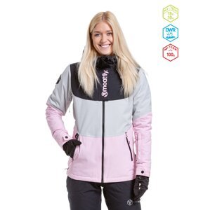 Meatfly dámská SNB & SKI bunda Kirsten Hot Pink/Turquoise | Růžová | Velikost XS