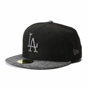 New era kšiltovka 5950 Grey Collection Los Angeles Dodgers BLKGRH | Černá | Velikost 7 1/8