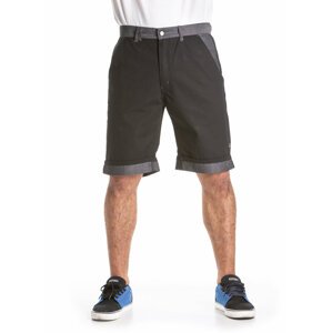 Nugget Sergio 18 Shorts A - Black/Heather Grey | Černá | Velikost 30 | 100% bavlna
