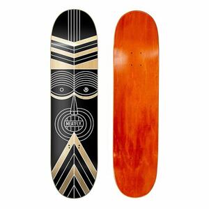 Meatfly skate Deska Zulu Medium Plus A/ Black Wood | Černá | Velikost skate 7,9"